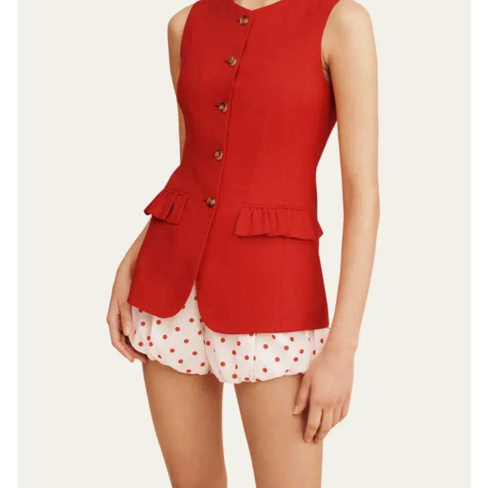 Posse Red Matilda Linen Gilet